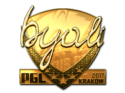 Sticker | byali (Gold) | Krakow 2017