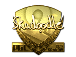 Sticker | Skadoodle (Gold) | Krakow 2017