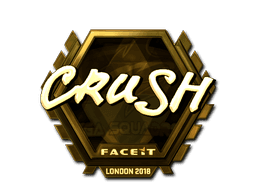 Sticker | crush (Gold) | London 2018