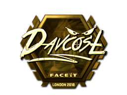 Sticker | DavCost (Gold) | London 2018