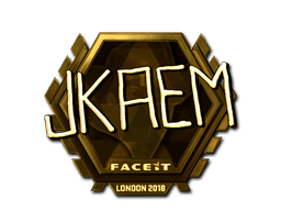 Sticker | jkaem (Gold) | London 2018