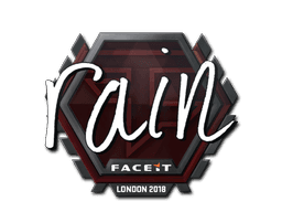 Sticker | rain | London 2018