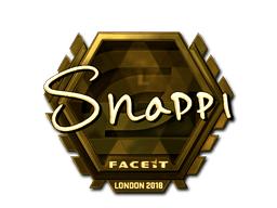 Sticker | Snappi (Gold) | London 2018