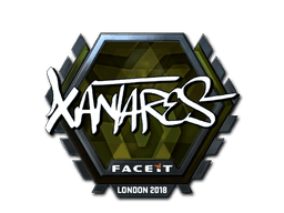 Sticker | XANTARES (Foil) | London 2018