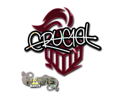 Sticker | CRUC1AL (Glitter) | Paris 2023