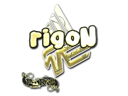 Sticker | rigoN (Gold) | Paris 2023