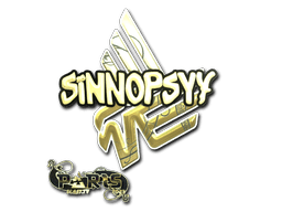Sticker | sinnopsyy (Gold) | Paris 2023