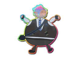 Sticker | Poorly Drawn Number K (Holo)