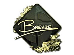 Sticker | Brehze (Gold) | Rio 2022