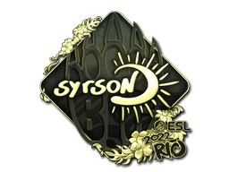 Sticker | syrsoN (Gold) | Rio 2022