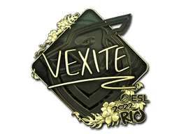 Sticker | vexite (Gold) | Rio 2022