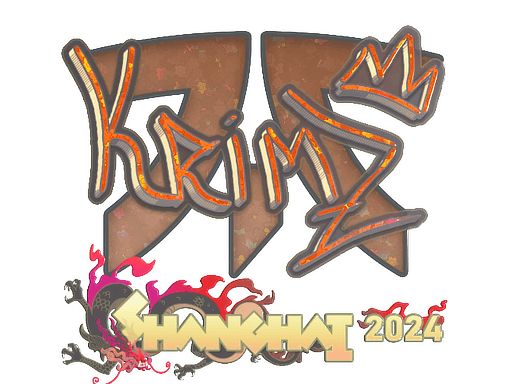 Sticker | KRIMZ (Glitter) | Shanghai 2024