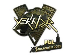 Sticker | YEKINDAR (Gold) | Stockholm 2021