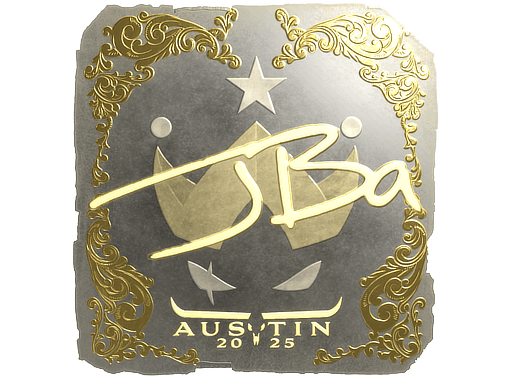 Sticker | JBa (Gold) | Austin 2025