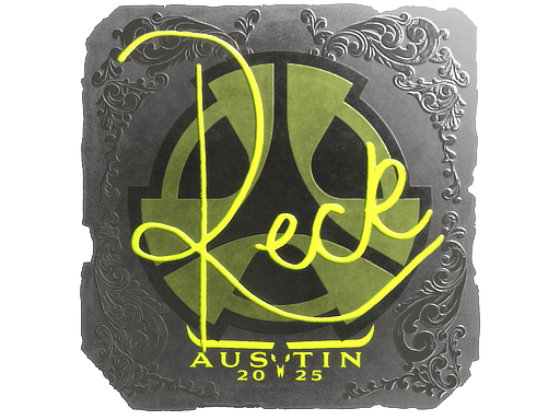 Sticker | reck (Foil) | Austin 2025
