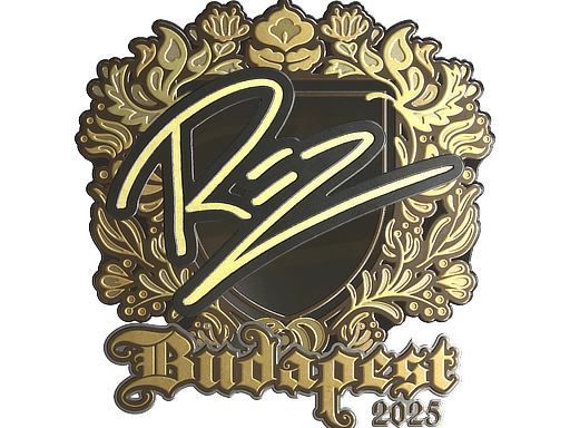 Sticker | REZ (Gold) | Budapest 2025