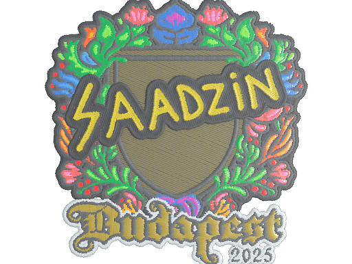 Sticker | saadzin (Embroidered) | Budapest 2025