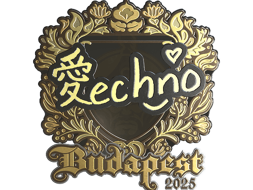 Sticker | Techno4K (Gold) | Budapest 2025
