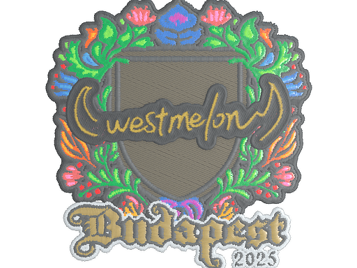 Sticker | westmelon (Embroidered) | Budapest 2025