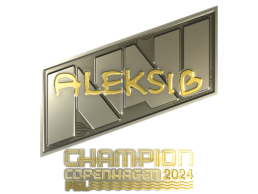 Sticker | Aleksib (Gold, Champion) | Copenhagen 2024