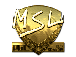 Sticker | MSL (Gold) | Krakow 2017