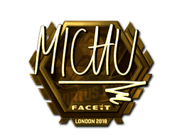 Sticker | MICHU (Gold) | London 2018