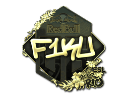 Sticker | F1KU (Gold) | Rio 2022
