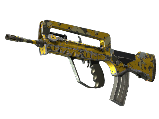 StatTrak™ FAMAS | Neural Net (Well-Worn)