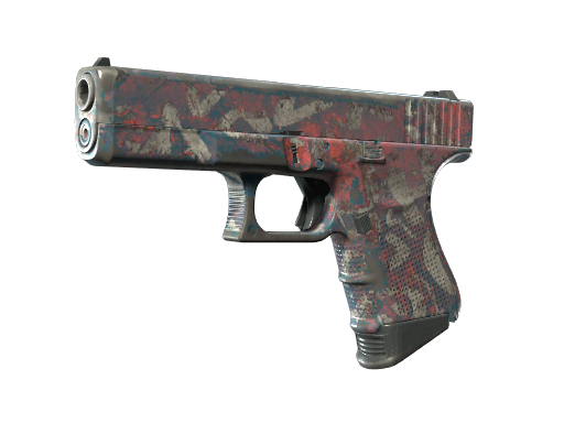Souvenir Glock-18 | Teal Graf (Well-Worn)