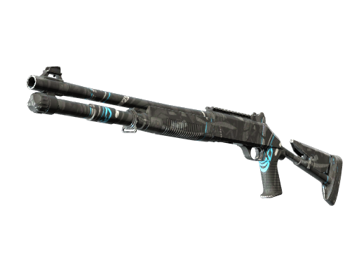 Souvenir XM1014 | Blue Tire (Minimal Wear)