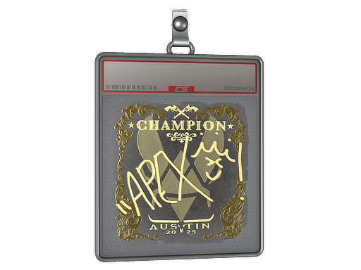 Sticker Slab | apEX (Gold, Champion) | Budapest 2025