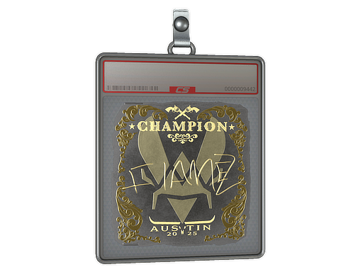 Sticker Slab | FlameZ (Gold, Champion) | Budapest 2025