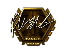 Sticker | flusha (Gold) | Krakow 2017