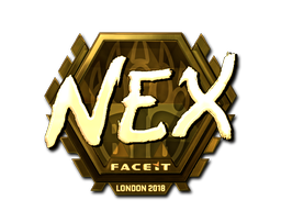 Sticker | nex (Gold) | Krakow 2017