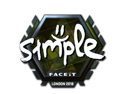Sticker | s1mple (Foil) | Atlanta 2017