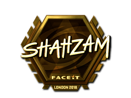 Sticker | ShahZaM (Gold) | Boston 2018