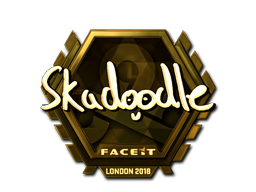 Sticker | Skadoodle (Gold) | Krakow 2017
