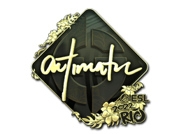 Sticker | autimatic (Gold) | Krakow 2017