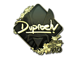 Sticker | dupreeh (Gold) | Krakow 2017