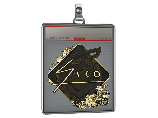 Sticker Slab | Sico (Gold) | Paris 2023
