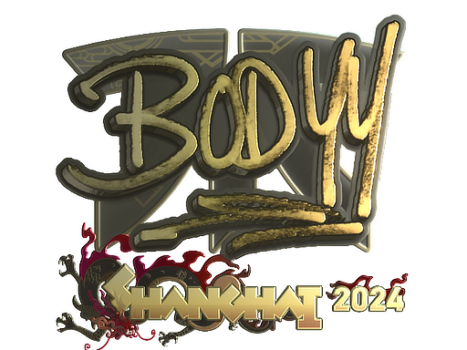 Sticker | bodyy (Gold) | Krakow 2017