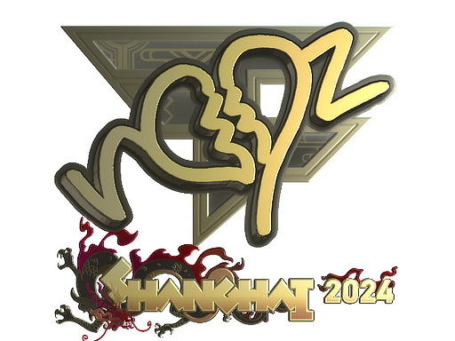 Sticker | ropz (Gold) | Krakow 2017