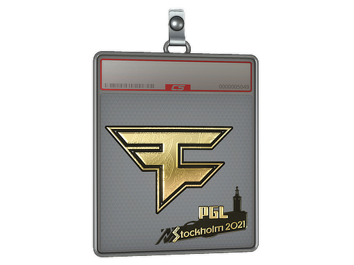 Sticker Slab | FaZe Clan (Gold) | Budapest 2025