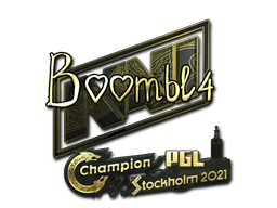 Sticker | Boombl4 (Gold) | Boston 2018