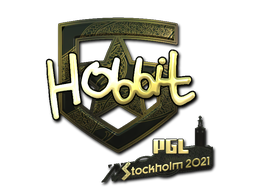 Sticker | Hobbit (Gold) | Krakow 2017